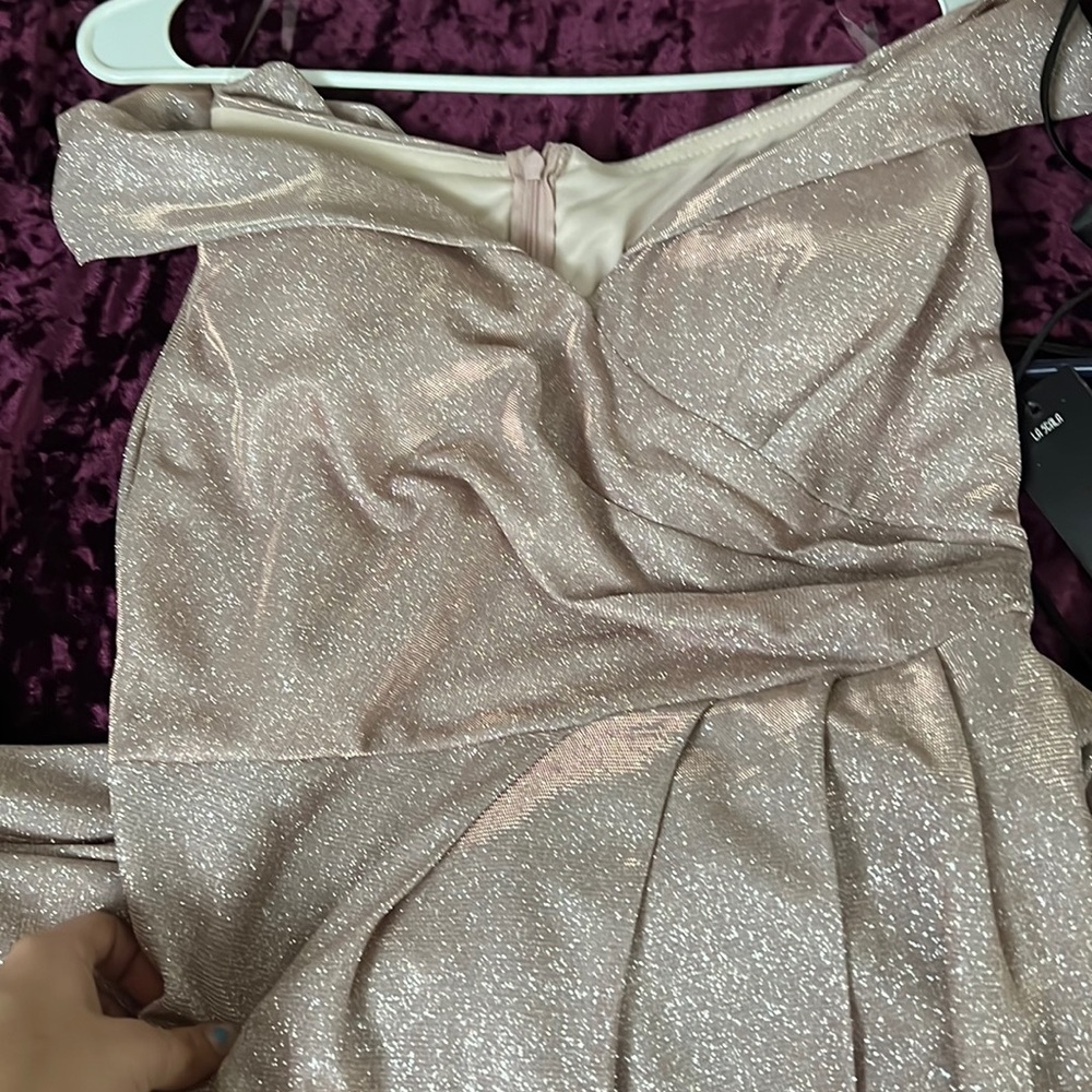 Sparkly Pink Prom Dress